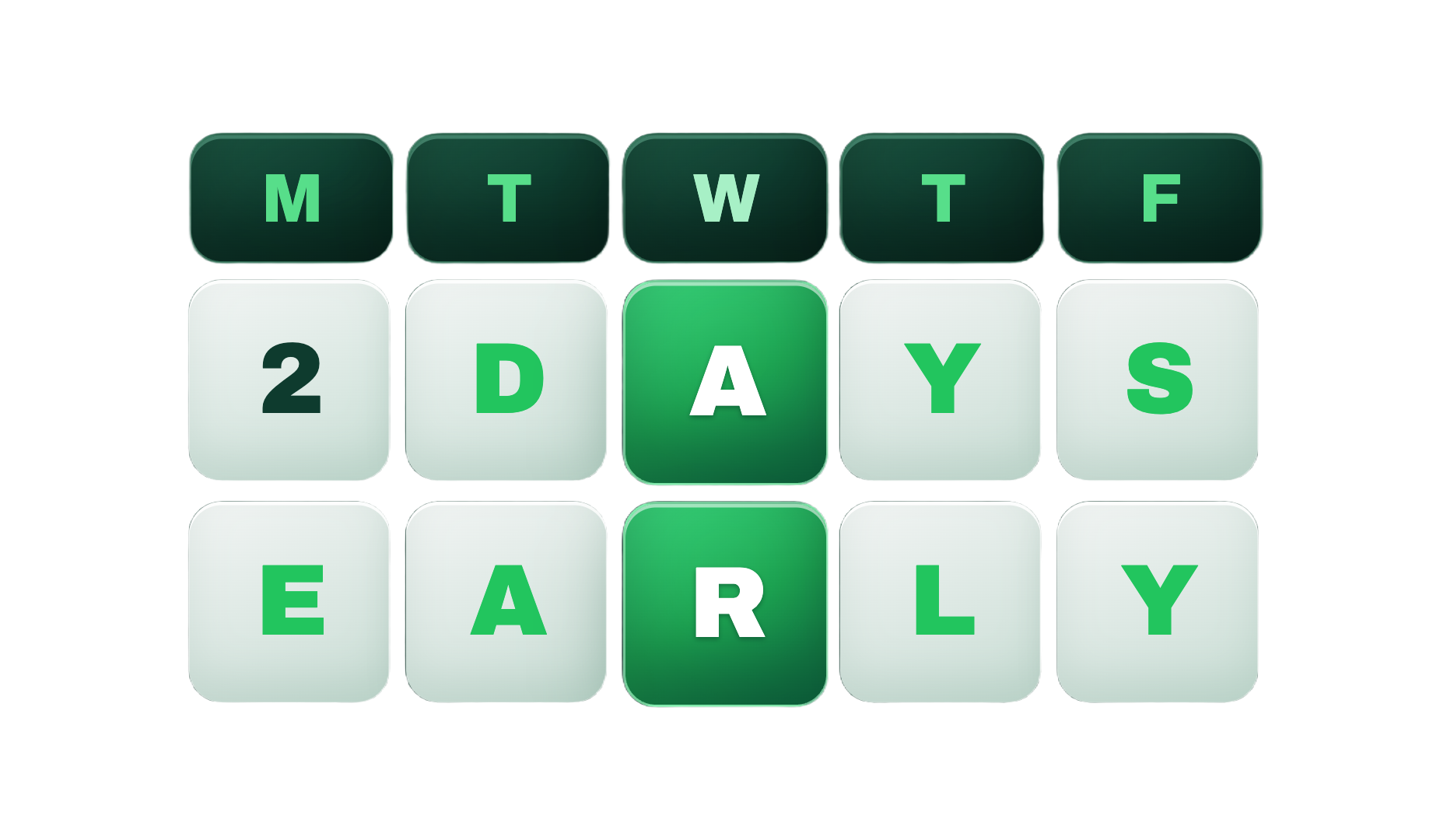 2 Days Early Logo